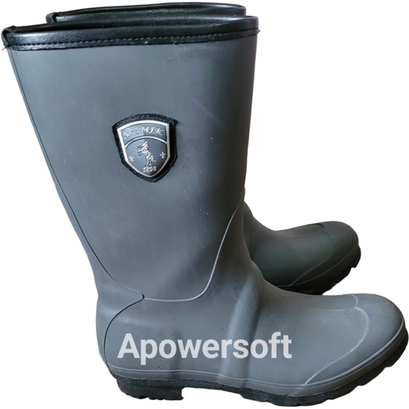 Kamik Jennifer rain boots size 10 grey black - Picture 1 of 6